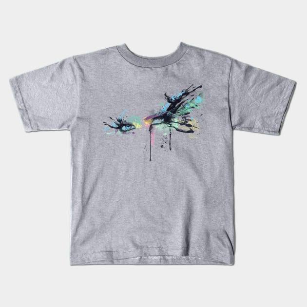 Eyes Kids T-Shirt by AMDesigns